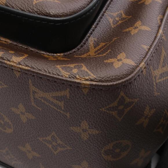 LOUIS VUITTON Josh Backpack Coated Canvas Leather Monogram Men's Brown Black ... - Picture 7 of 10